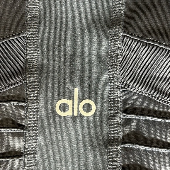 ALO Navy Moto High Waist Leggings XS - Picture 4 of 6